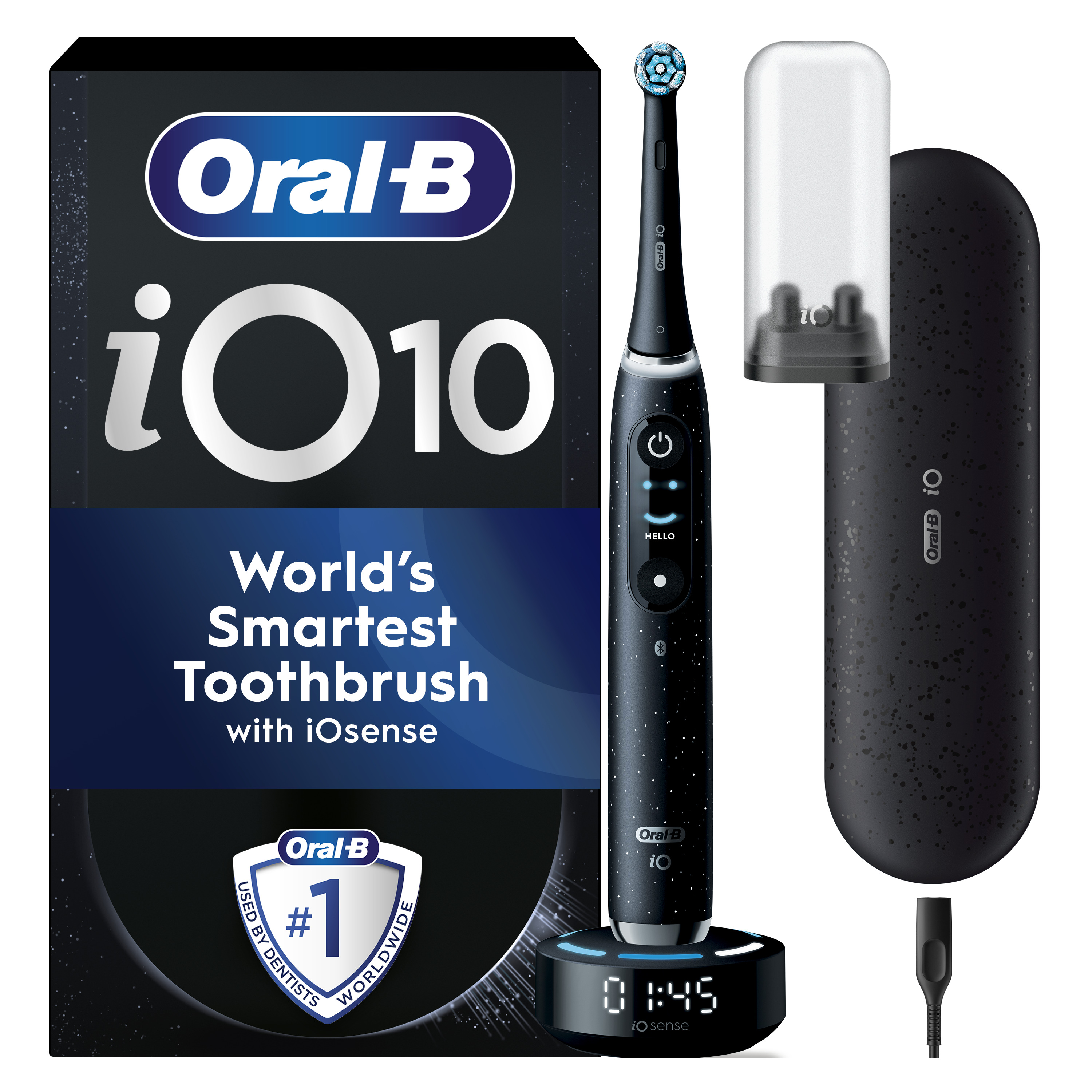 Oral-B iO 10 Eltandborste Cosmic Black