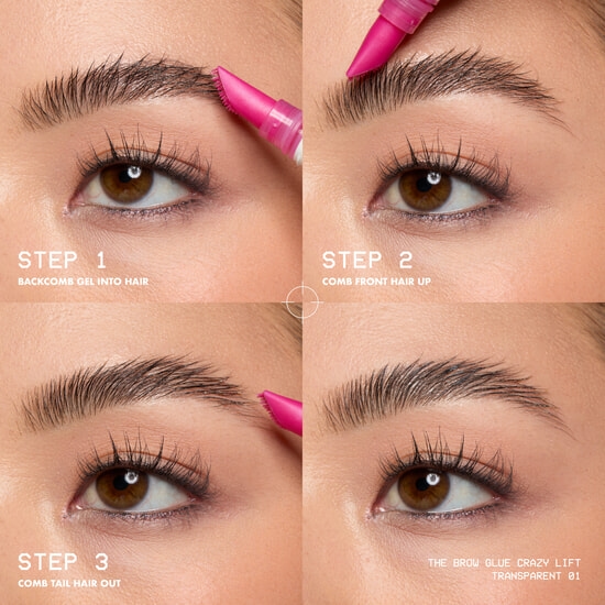 NYX Professional Makeup The Brow Glue Crazy Lift 01 Transparent 7 ml