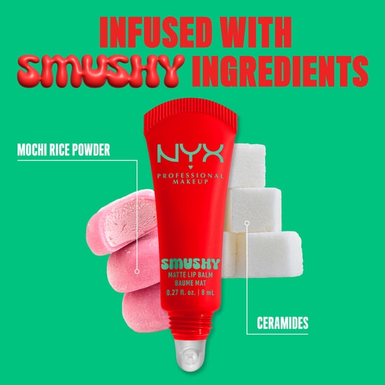 NYX Professional Makeup Smushy Matte Lip Balm 9 Soft Sorbet 8 ml