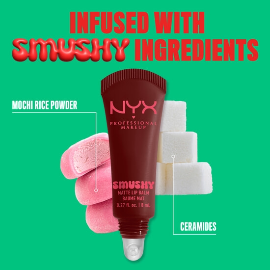 NYX Professional Makeup Smushy Matte Lip Balm 8 Smudge Fudge 8 ml