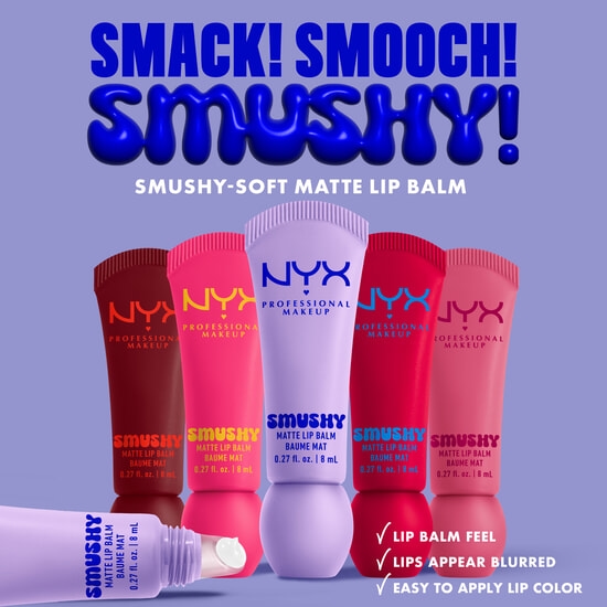 NYX Professional Makeup Smushy Matte Lip Balm 2 Swipe Sesh 8 ml