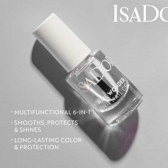 IsaDora The Nail Wonder 6 in 1 Nail Gel 09 Clear 6-in-1 5 ml
