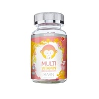 Monkids Multivitamin Sockerfri Barn Jordgubb 60 Tuggtabletter