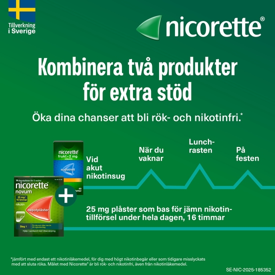 Nicorette Frukt Komprimerad Sugtablett 4 mg 160 st