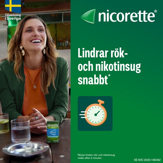 Nicorette Frukt Komprimerad Sugtablett 2 mg 40 st