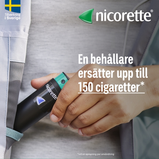 Nicorette Fruktmint, munhålespray, lösning 1 mg/spray 150 st