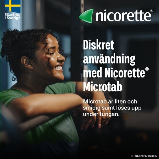 Nicorette Microtab, resoriblett, sublingual 2 mg 90 st