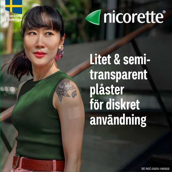 Nicorette Novum, depotplåster 25 mg/16 timmar 14 st