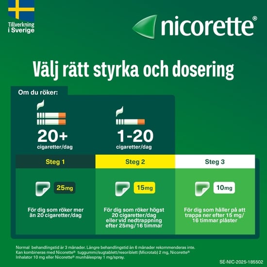 Nicorette Novum, depotplåster 10 mg/16 timmar 14 st