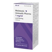 Melatonin Unimedic Pharma 1 mg/ml oral lösning 30 ml