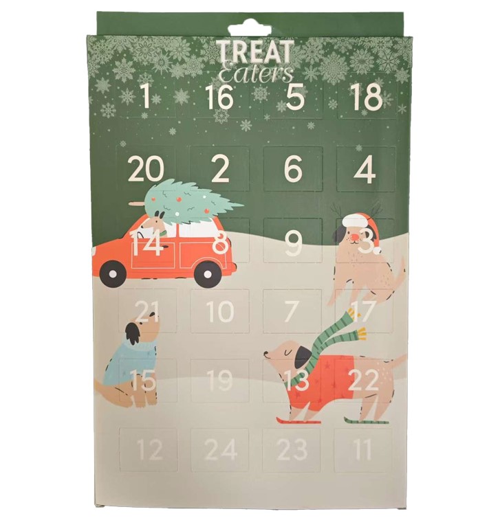 Treateaters Julkalender 2025 Mini Treats Hund