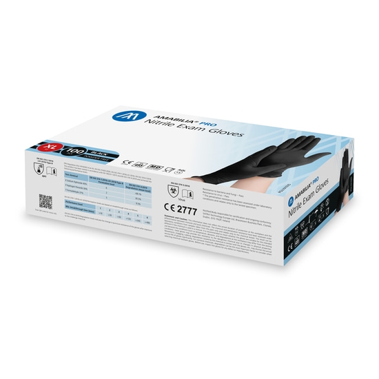 Amabilia Pro Nitrilhandskar Svart XL 100 st