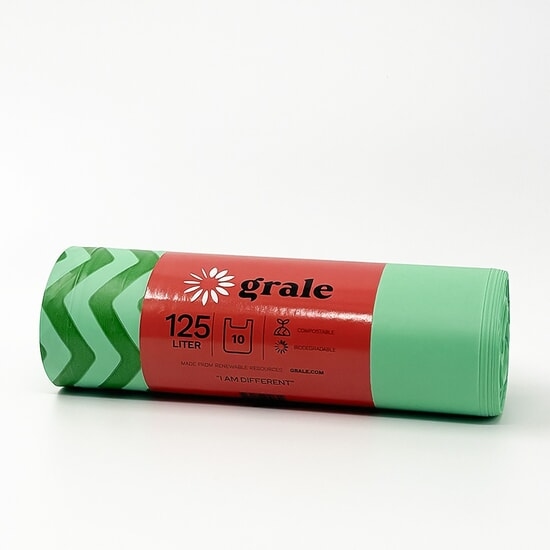 Grale Avfallspåse Sopsäck Extra Stark 125L 10-pack