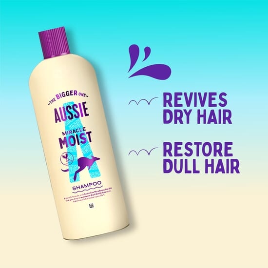 Aussie Miracle Moist Schampo 600 ml