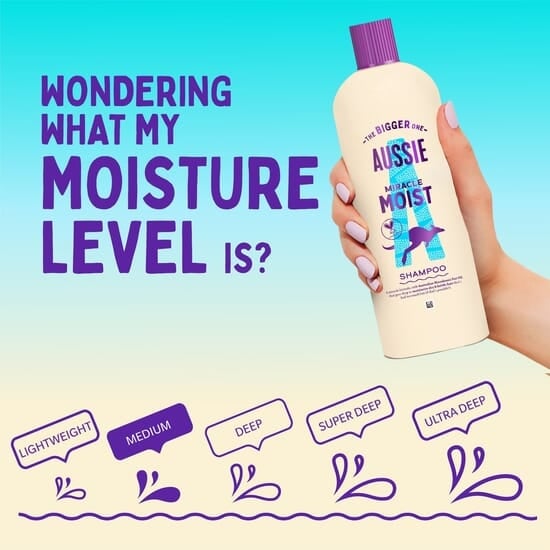 Aussie Miracle Moist Schampo 600 ml