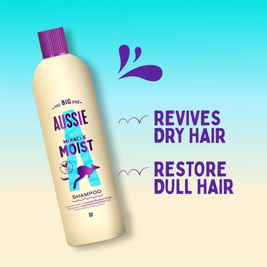 Aussie Miracle Moist Schampo 400 ml