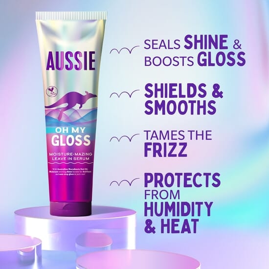 Aussie Oh My Gloss Moisture-Mazing Leave in Serum 160 ml