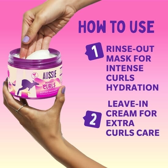 Aussie Bouncy Curls Butter Hair Mask 500 ml