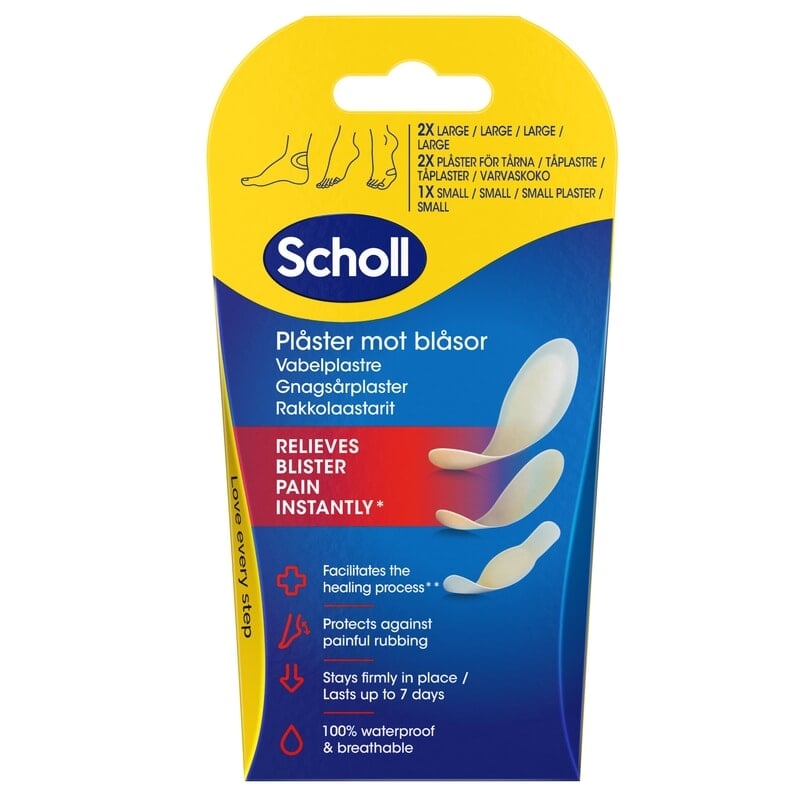 Scholl Skavsårsplåster Mixed 5 st