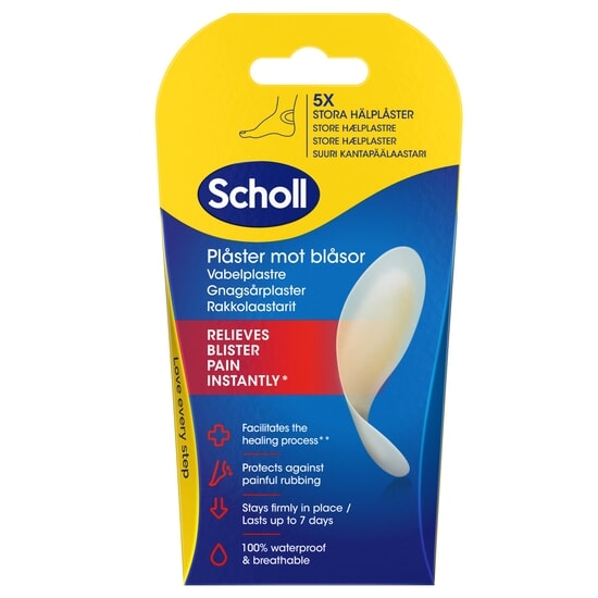 Scholl Skavsårsplåster Häl 5 st