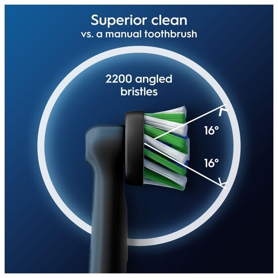 Oral-B Cross Action Svarta Borsthuvuden 5 st