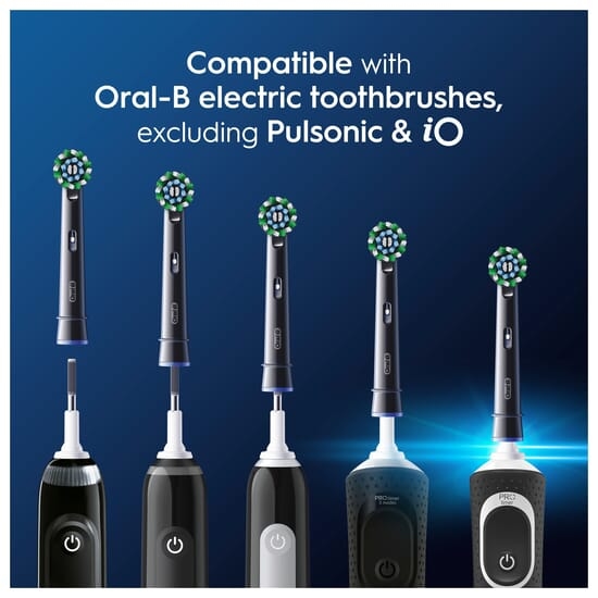 Oral-B Cross Action Svarta Borsthuvuden 5 st