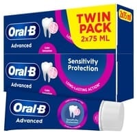 Oral-B Advanced Sensitivity Protection Calm Sensation Tandkräm 2 x 75 ml