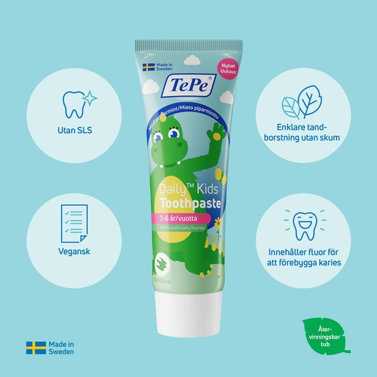 TePe Daily Kids Tandkräm 75 ml