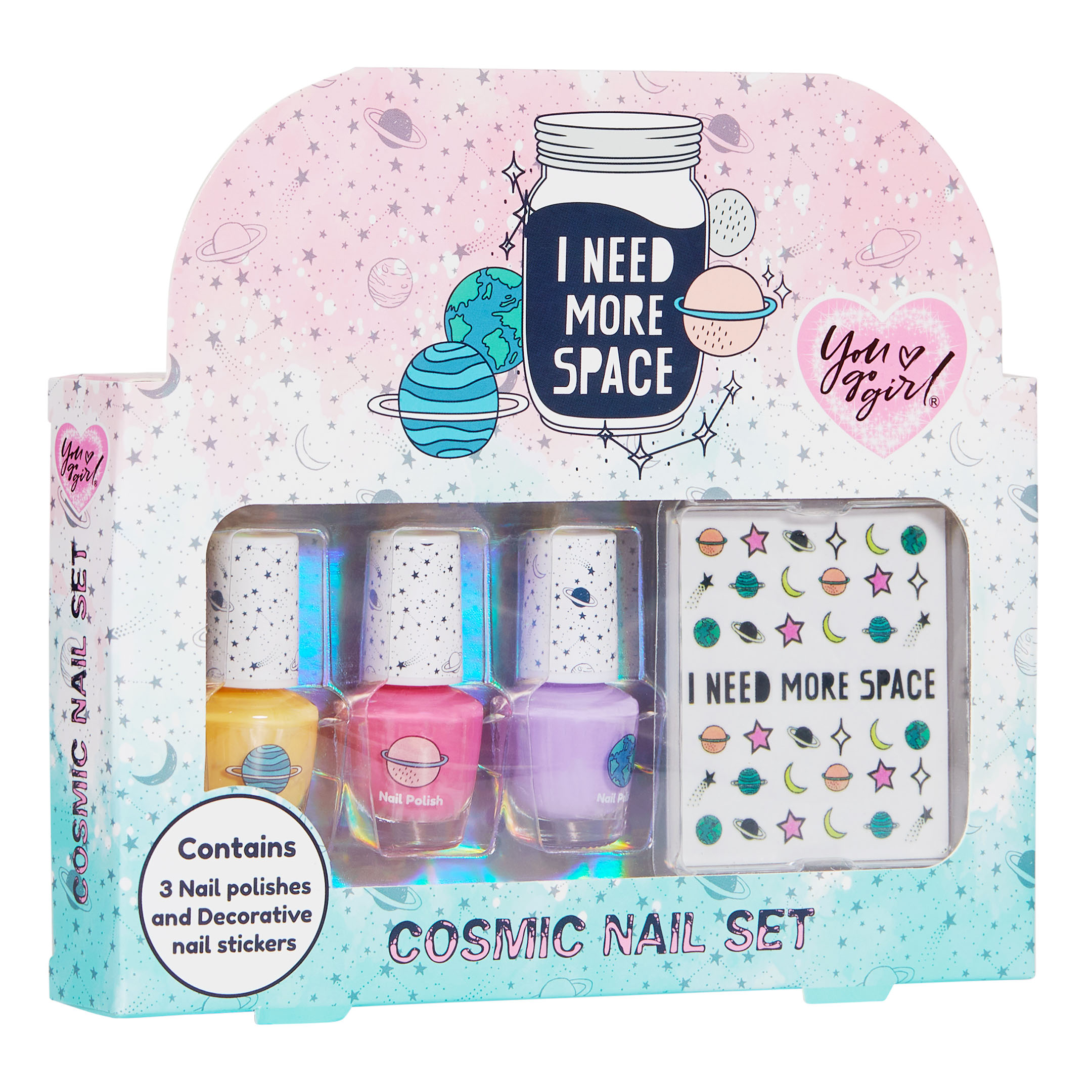 Depend I Need More Space Cosmic Nail Set