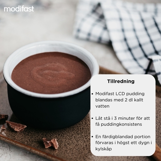 Modifast Low Calorie Diet Chocolate Pudding 8 x 55 g