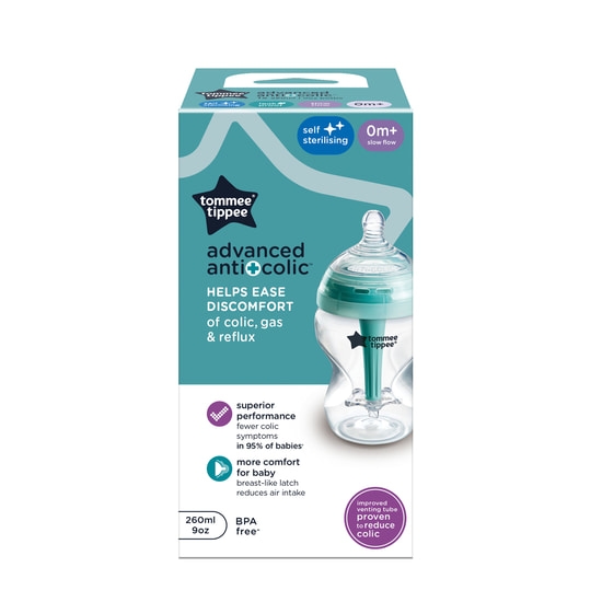 Tommee Tippee Natural Start Nappflaska med värmeindikator 260 ml
