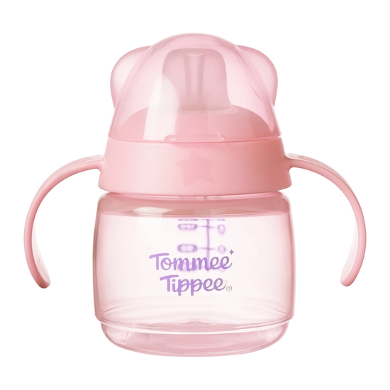 Tommee Tippee Dricka själv-mugg 4m+ Rosa 150 ml