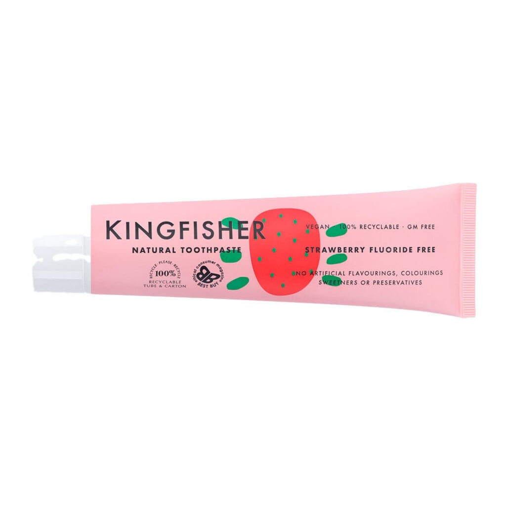 Kingfisher Tandkräm för Barn Jordgubb (utan fluor) 75 ml