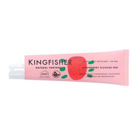 Kingfisher Tandkräm för Barn Jordgubb (utan fluor) 75 ml