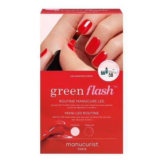 Manucurist Green Flash Gel Kit 36 W Hortencia & Poppy Red
