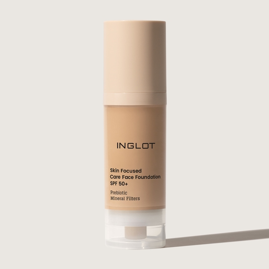 Inglot Skin Focused Care Face Foundation SPF50+ Medium Apricot 30 ml
