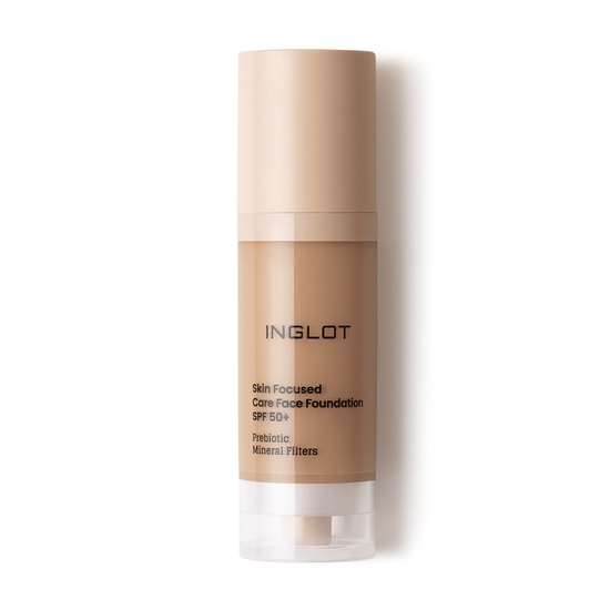 Inglot Skin Focused Care Face Foundation SPF50+ Warm Tan 30 ml