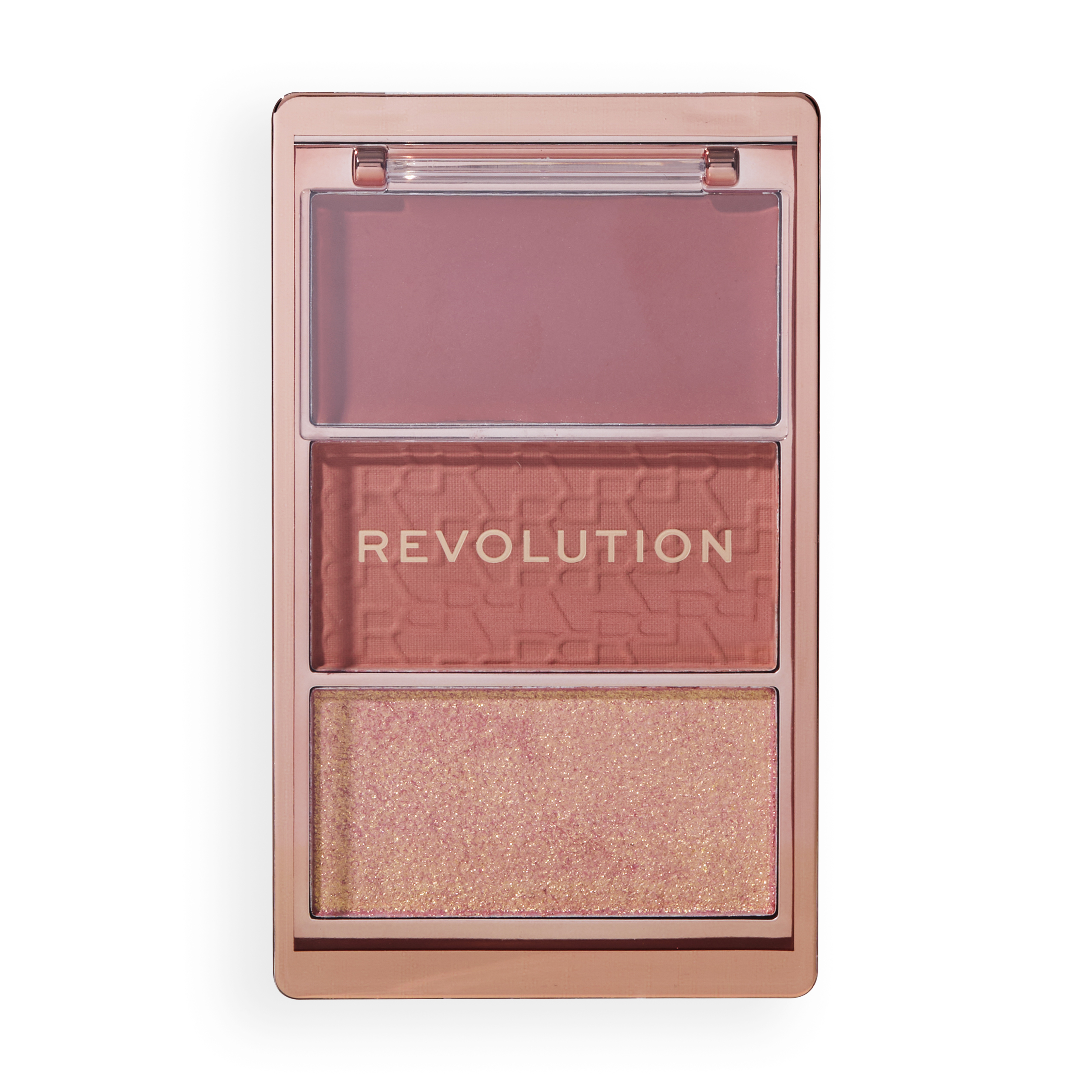 Revolution Blush Icon Palette Aura Points Rose 9,8 g