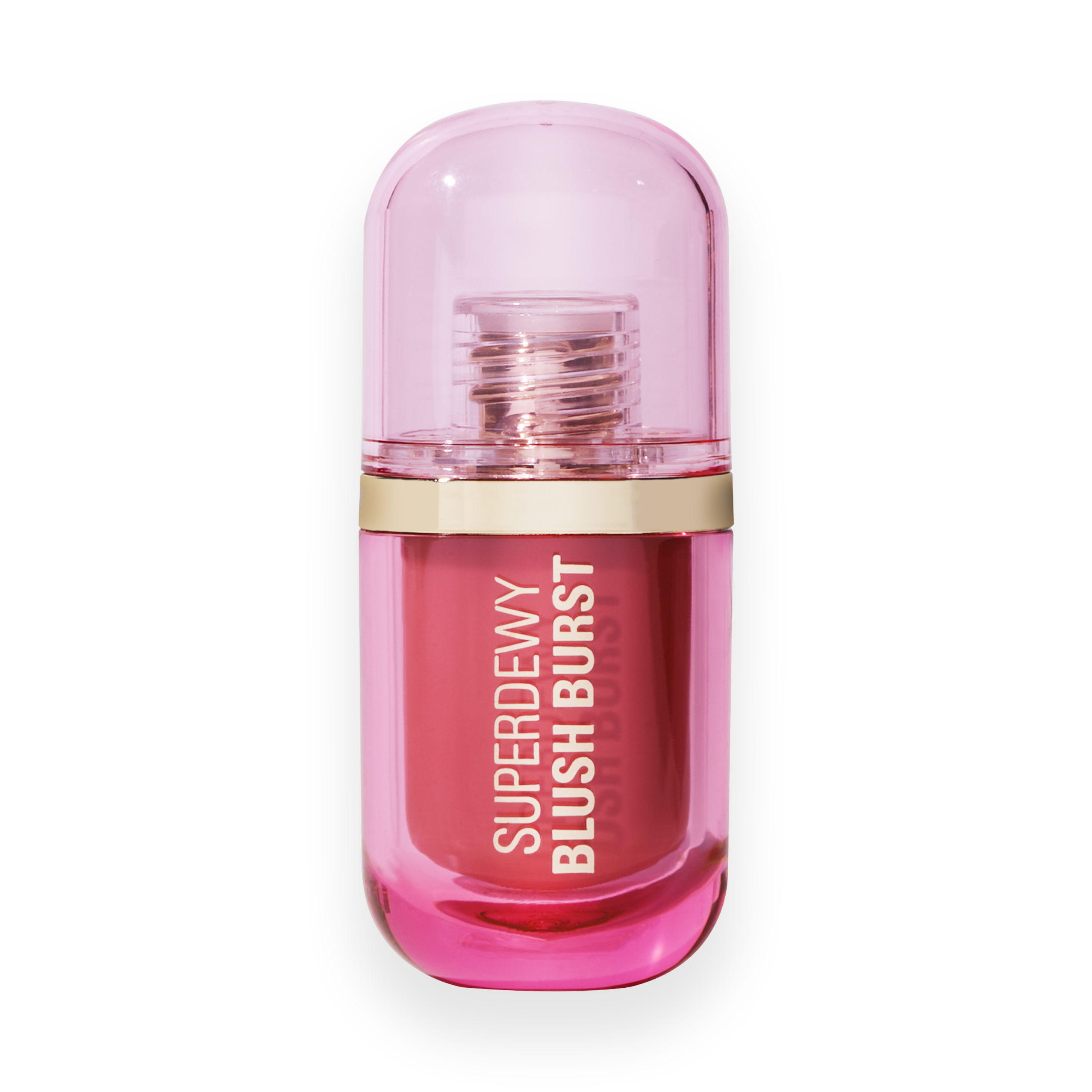 Revolution Superdewy Blush Plump Serum Liquid Blush Strawberry Flush Cool Pink 4,2 ml