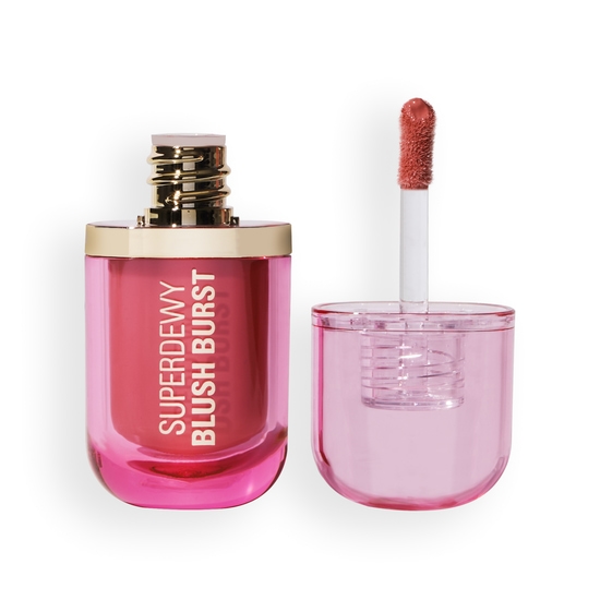 Revolution Superdewy Blush Plump Serum Liquid Blush Strawberry Flush Cool Pink 4,2 ml
