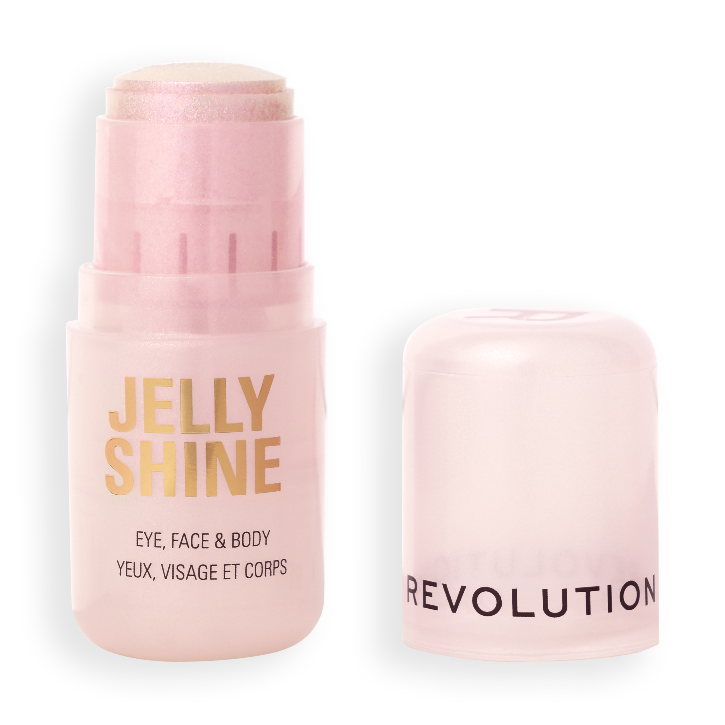 Revolution Jelly Shine Shadow and Highlight Stick Ethereal Pink 5,5 g