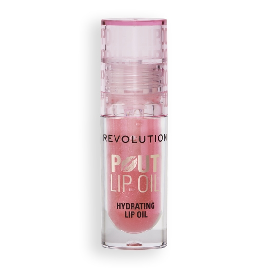 Revolution Pout Lip Oil Glam Pink Shimmer 4,6 ml
