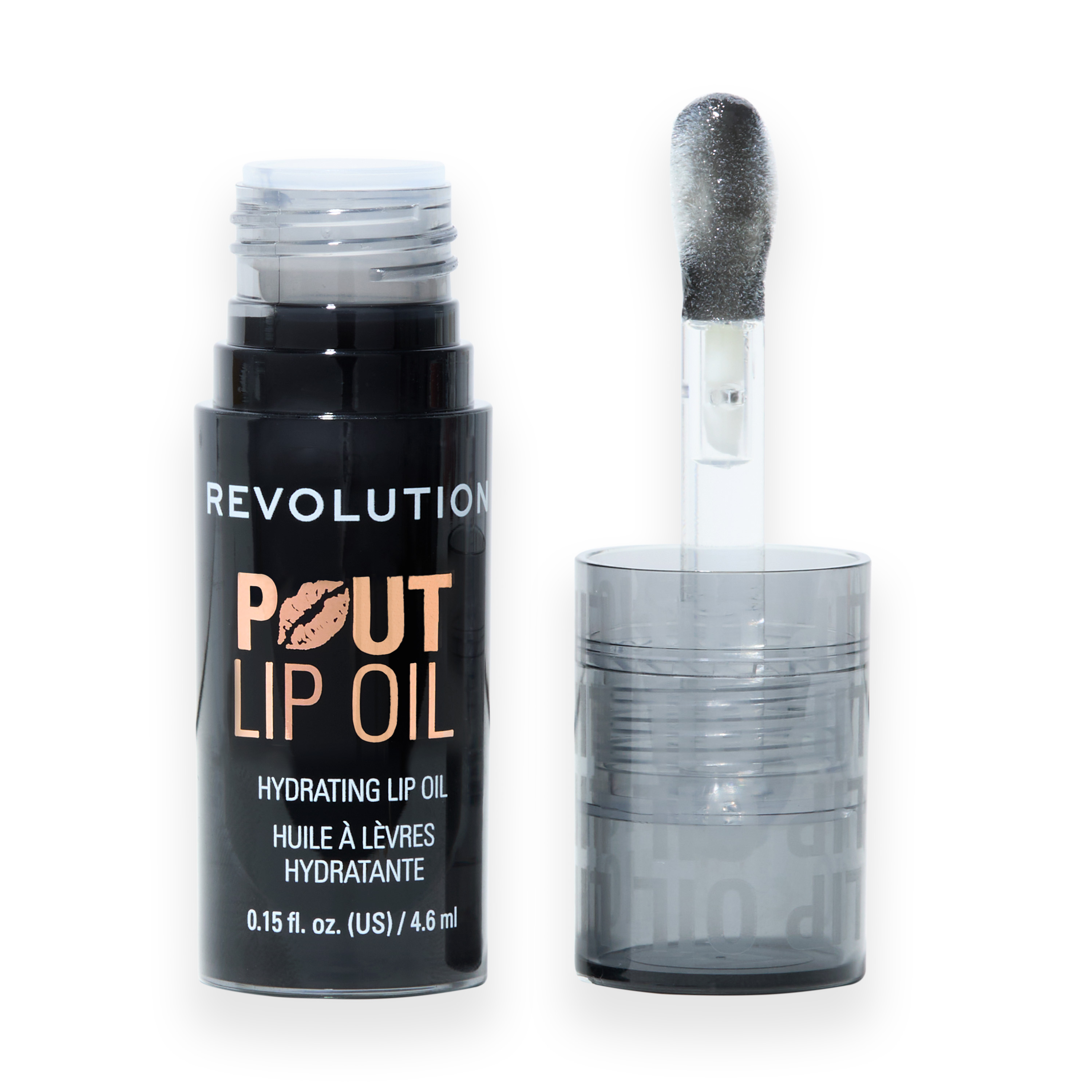 Revolution Pout Lip Oil Midnight Black 4,6 ml