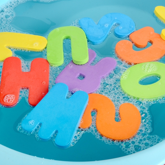 Fresh Kid Tub Fun! Badlek Siffror och Bokstäver 36-pack