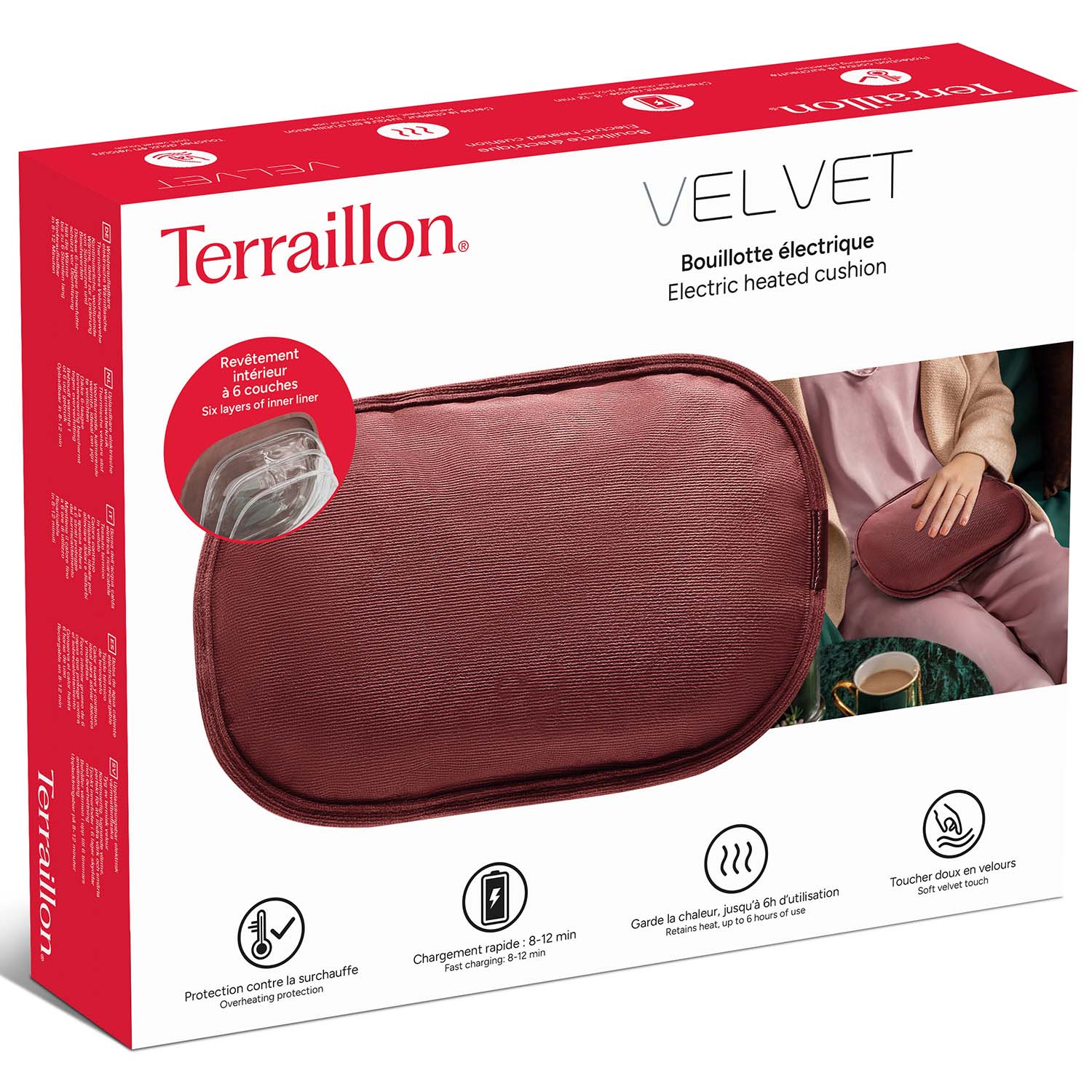 Terraillon Elektrisk Värmekudde Velvet