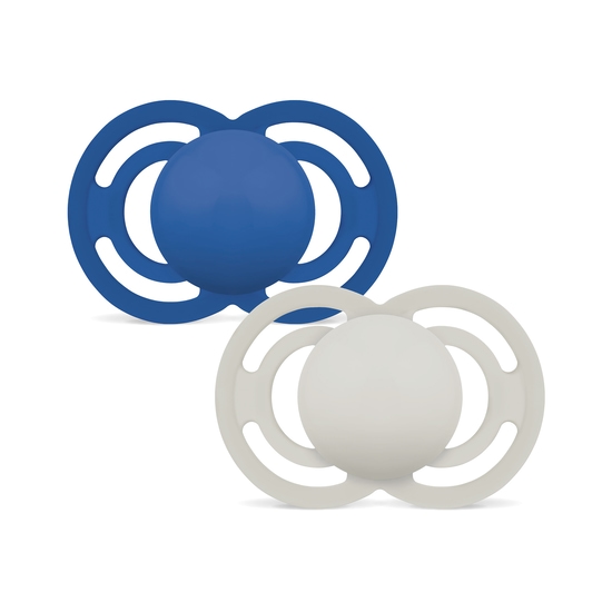 MAM Perfect Silicone 16-36 mån Blue 2-pack