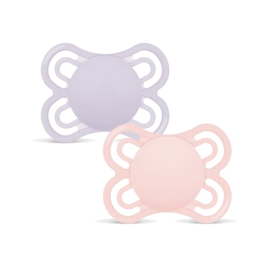 MAM Perfect Silicone 0-6 mån Pink 2-pack