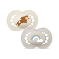 MAM Original Silicone 16-36 mån Neutral 2-pack