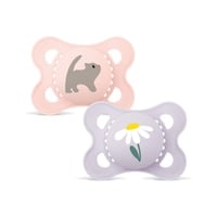 MAM Original Silicone 0-6 mån Pink 2-pack