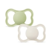 MAM Air Silicone 6-16 mån Green Unprinted 2-pack